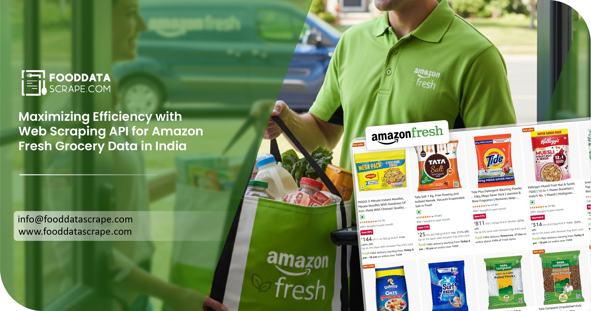 Amazon Fresh Grocery Data India